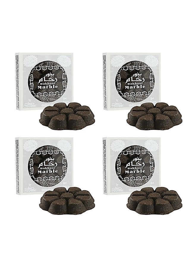 Nabeel 4 Pcs Nabeel Bakhoor Marble 30 GMS Luxury Arabic Incense with Deep Oudh Aroma for a Royal Home Ambience - Image 1